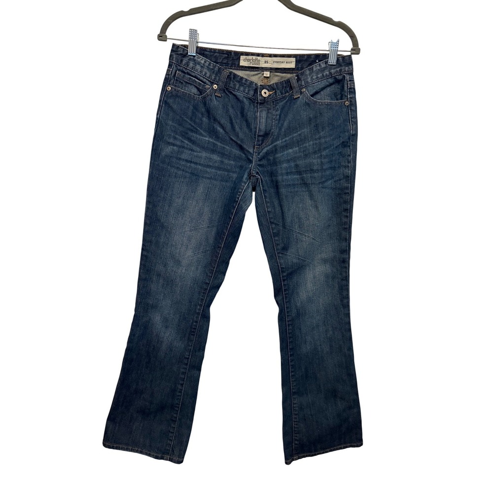 Charlotte Russe Everyday Bootcut Jeans Dark Wash Denim Women's Size 8S